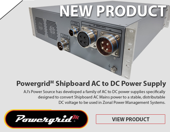 Shipboard AC to DC Power Supply | Supports Zonal Power Systems | MIL-STD-1399